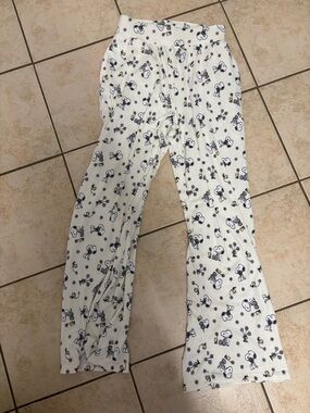 Peanuts White Snoopy & Woodstock Lounge Pants